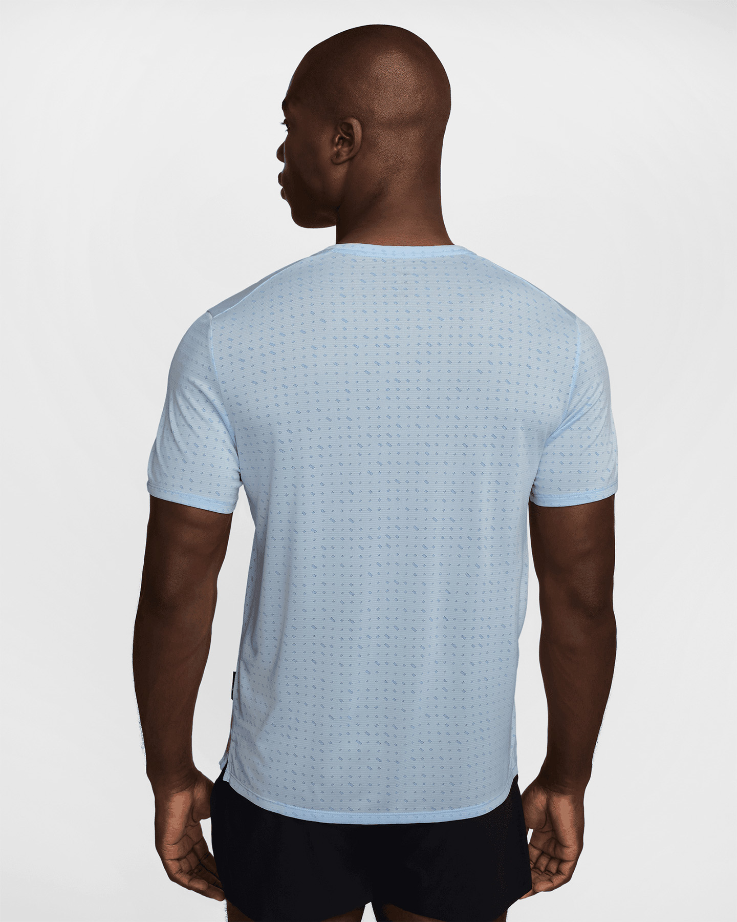 T-shirt running NIKE DRI FIT BREATHE MILER M - Blu - 1 | Cisalfa Sport