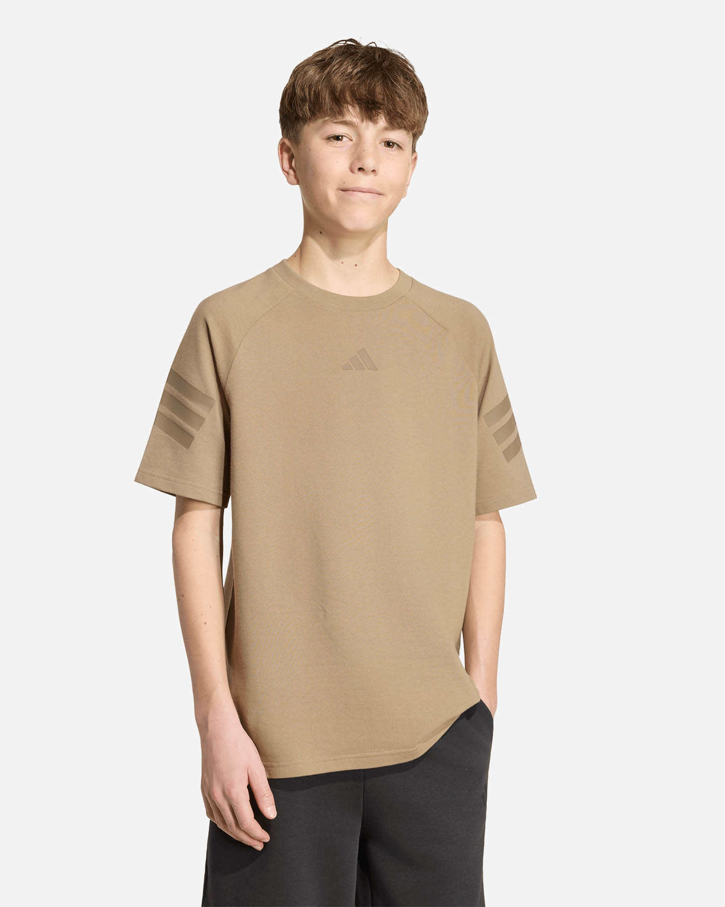 T-shirt ADIDAS FUTURE ICONS JR - Marrone - 1 | Cisalfa Sport
