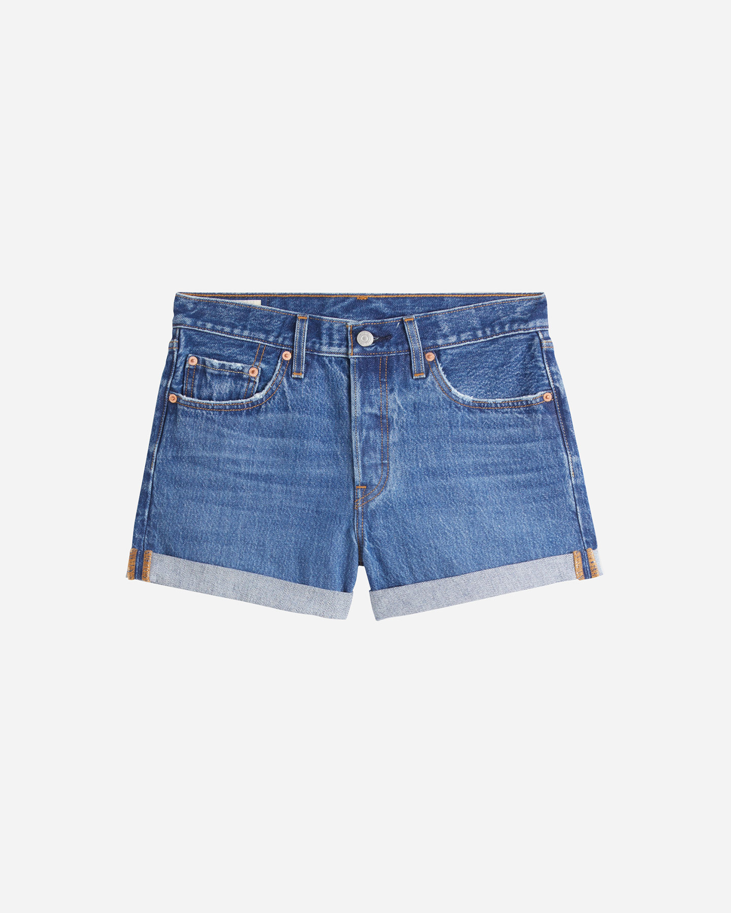 Jeans LEVI'S 501 ROLLED SHORT DENIM W - Denim - 4 | Cisalfa Sport