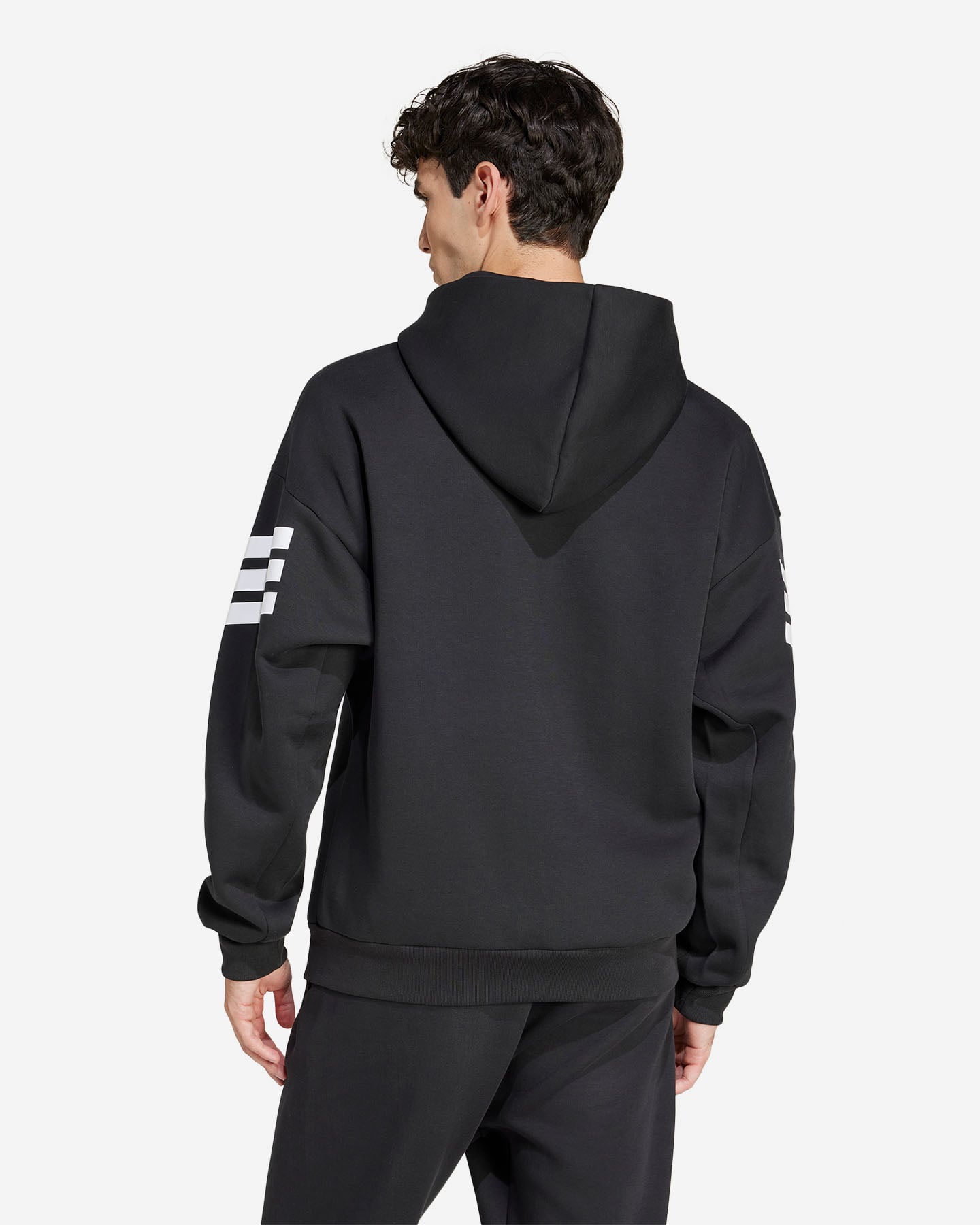 Felpa ADIDAS 3STRIPES M - Nero - 2 | Cisalfa Sport