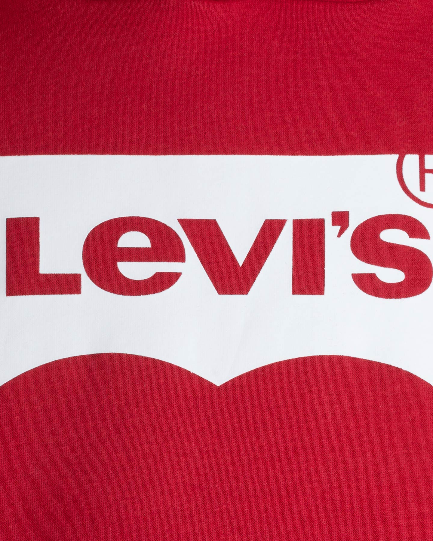 Felpa LEVI'S BATWING JR - Rosso - 2 | Cisalfa Sport