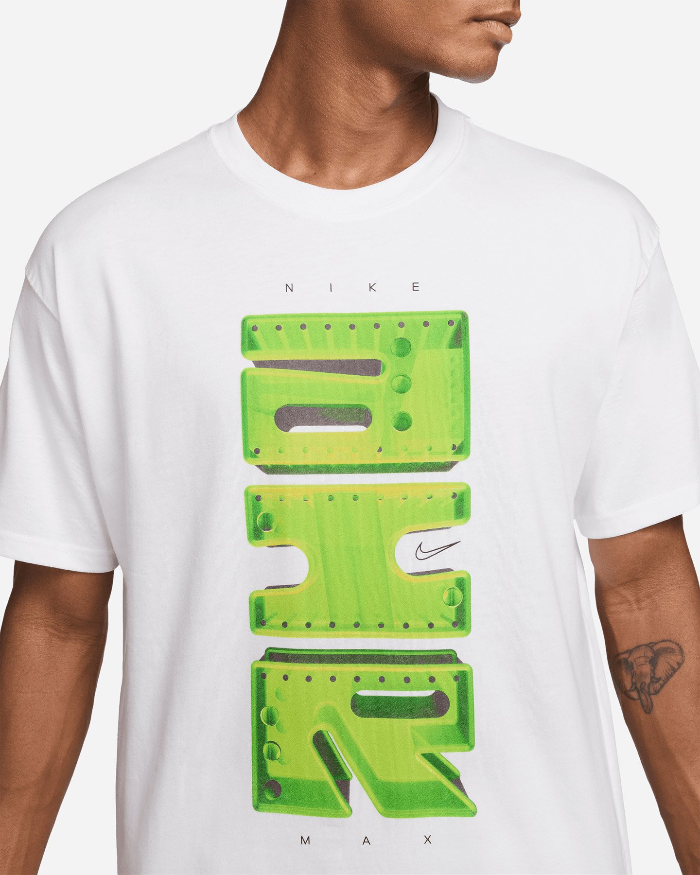 T-shirt NIKE AIR BIG LOGO M - Bianco - 2 | Cisalfa Sport