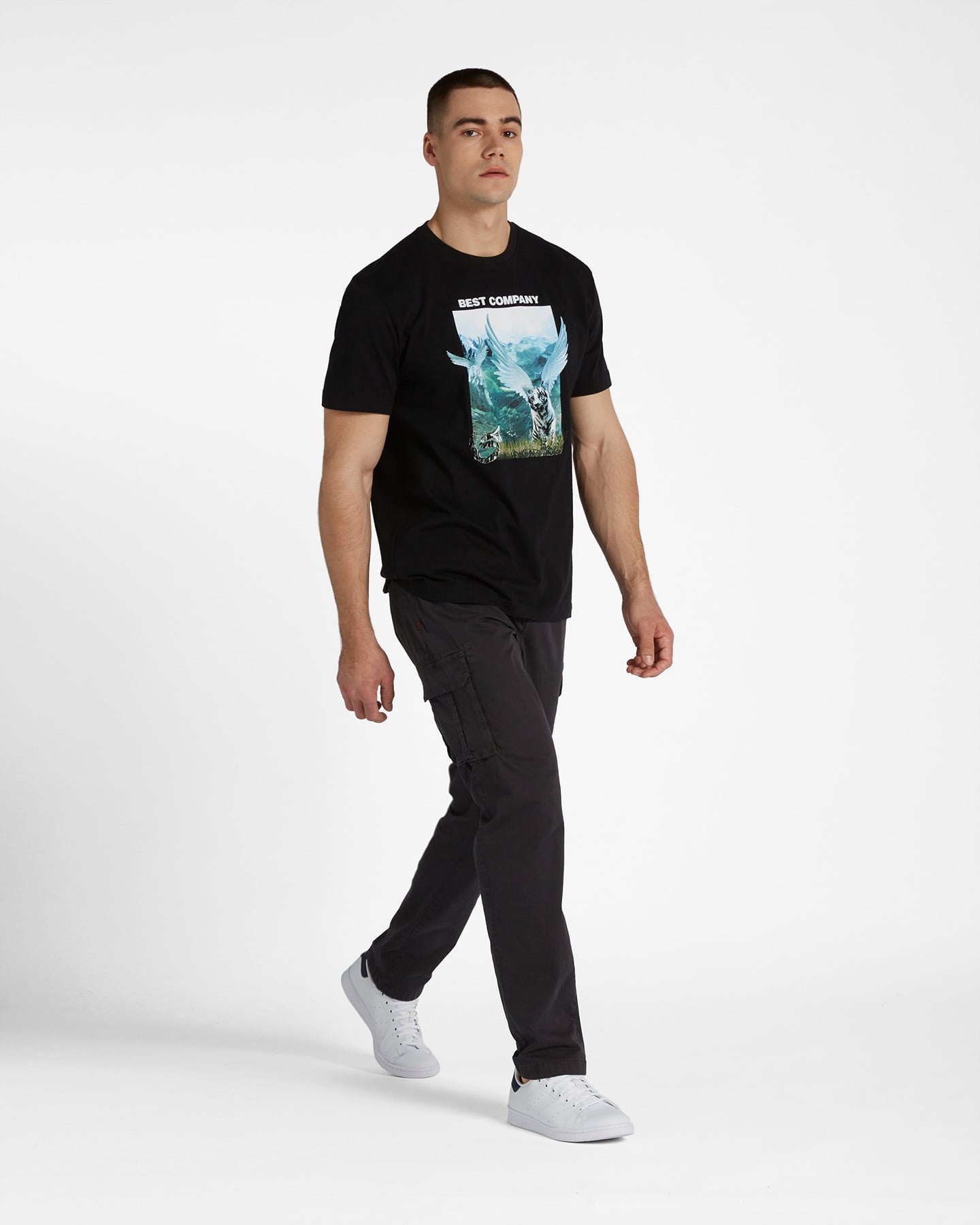 T-shirt BEST COMPANY BOX TIGER M - Nero - 3 | Cisalfa Sport