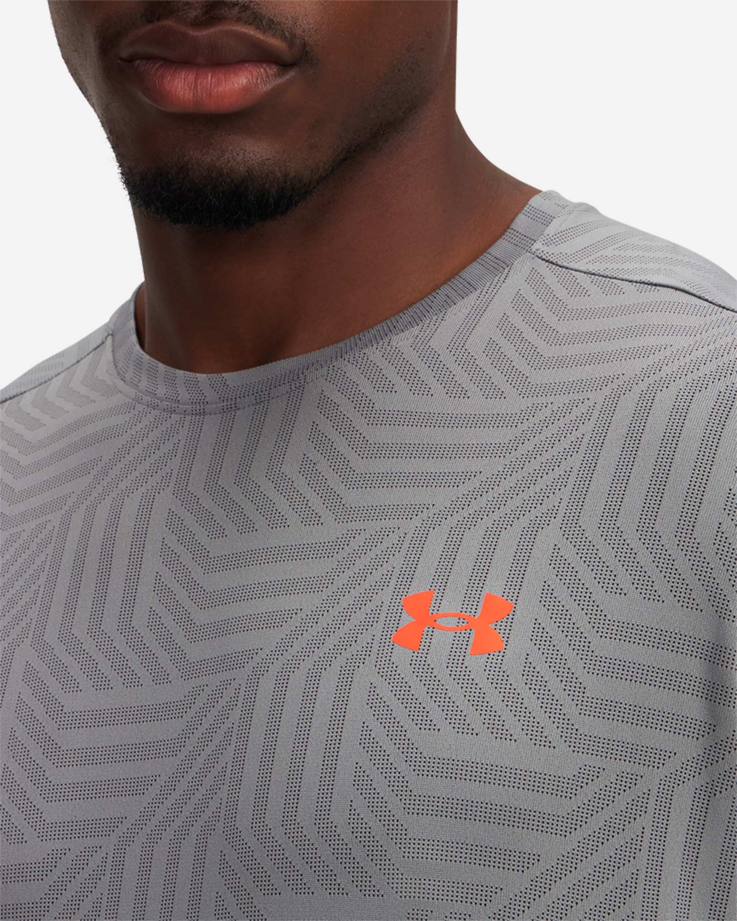 T-shirt training UNDER ARMOUR TV GEO M - Grigio - 2 | Cisalfa Sport