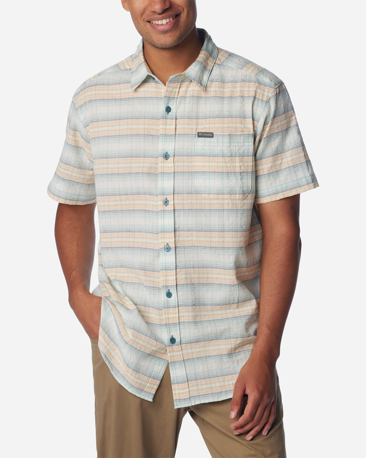 Camicia COLUMBIA RAPID RIVERS NOVELTY M - Azzurro - 1 | Cisalfa Sport