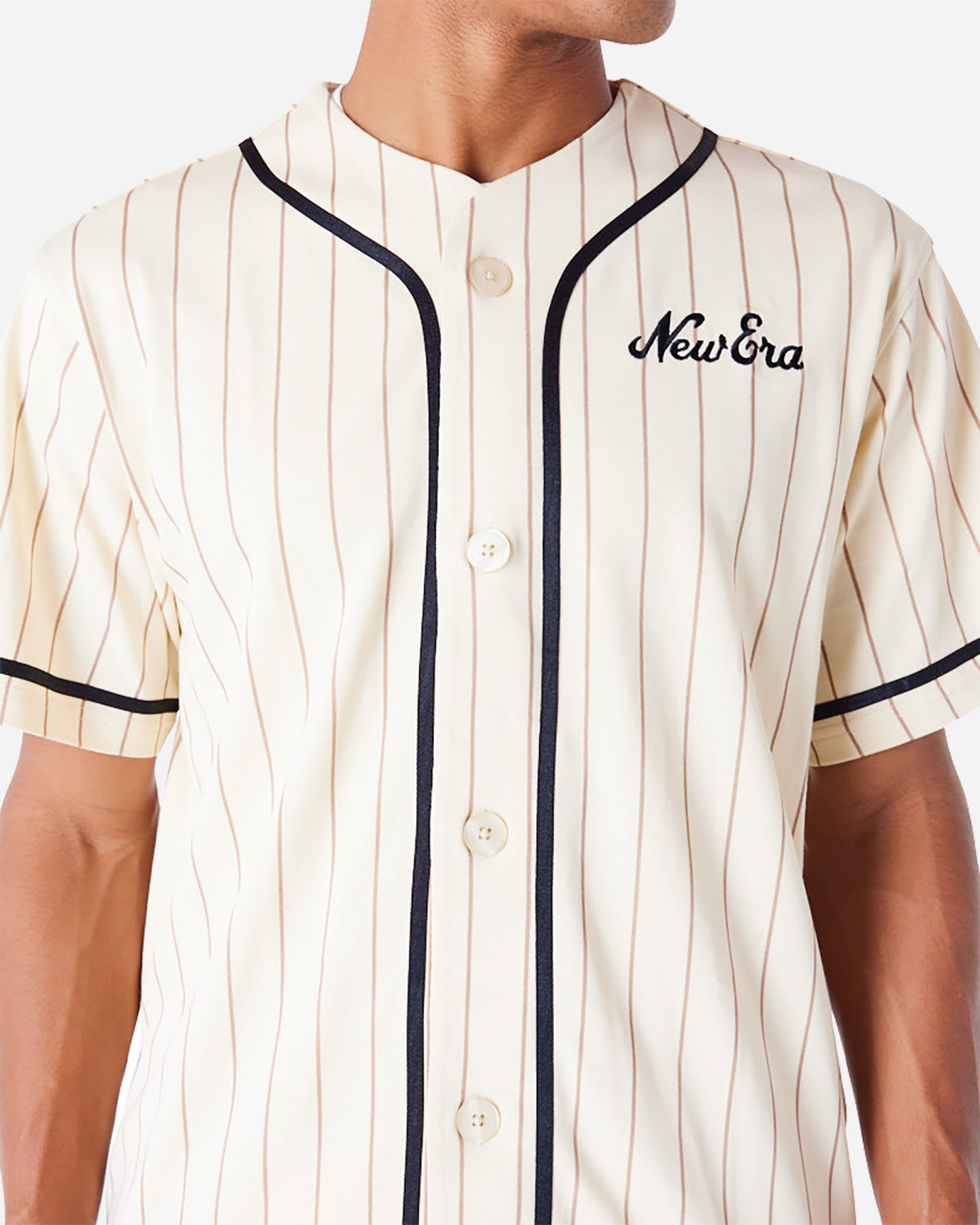 T-shirt NEW ERA BRAND PINSTRIPE M - Beige - 4 | Cisalfa Sport