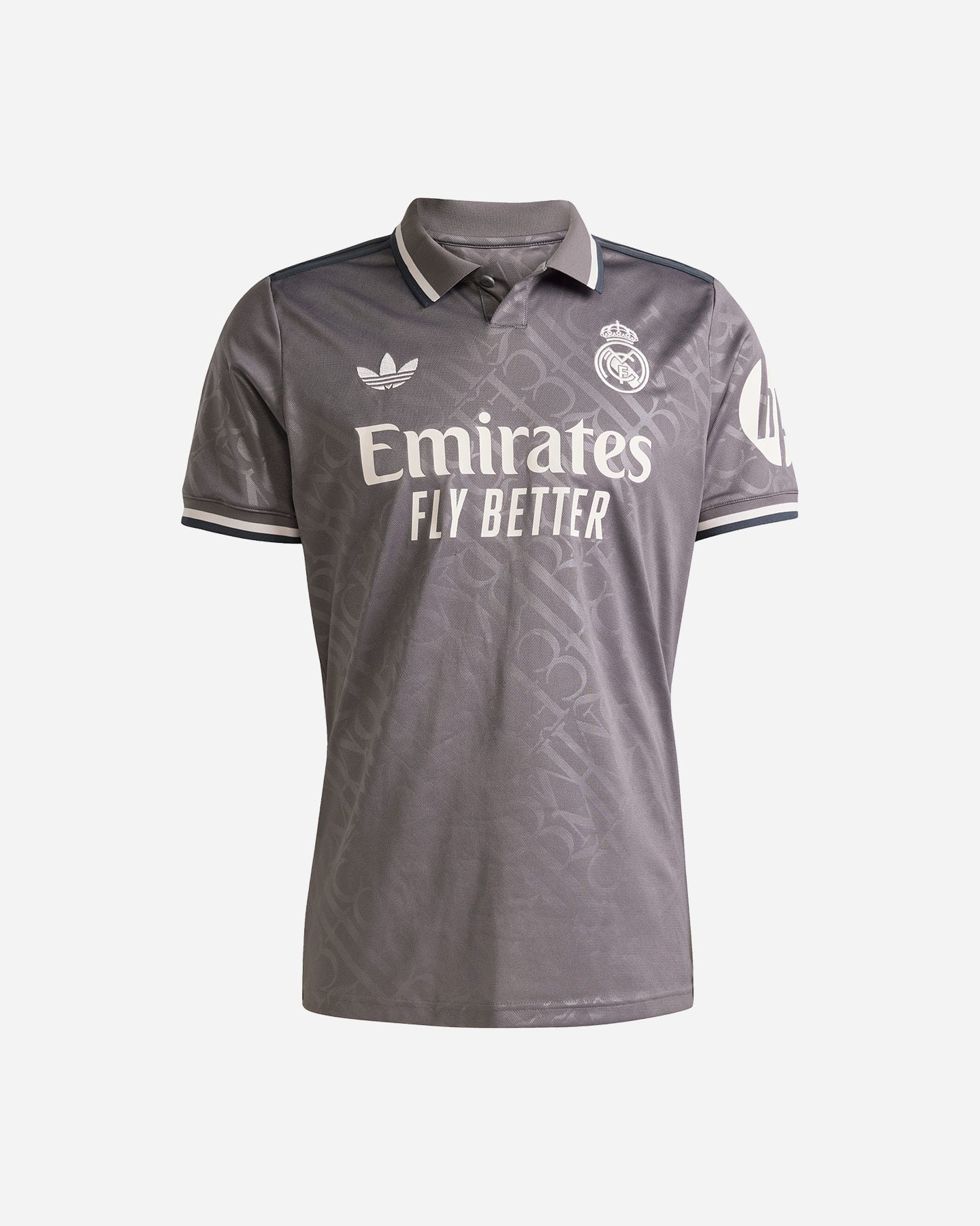 Adidas Real Madrid 3rd 24-25 M - Maglia Calcio Ufficiale - Uomo - Grigio