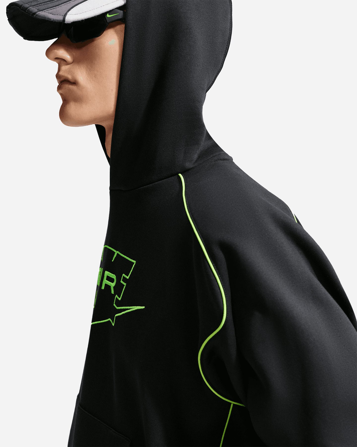 Felpa NIKE AIR BIG LOGO M - Nero - 5 | Cisalfa Sport