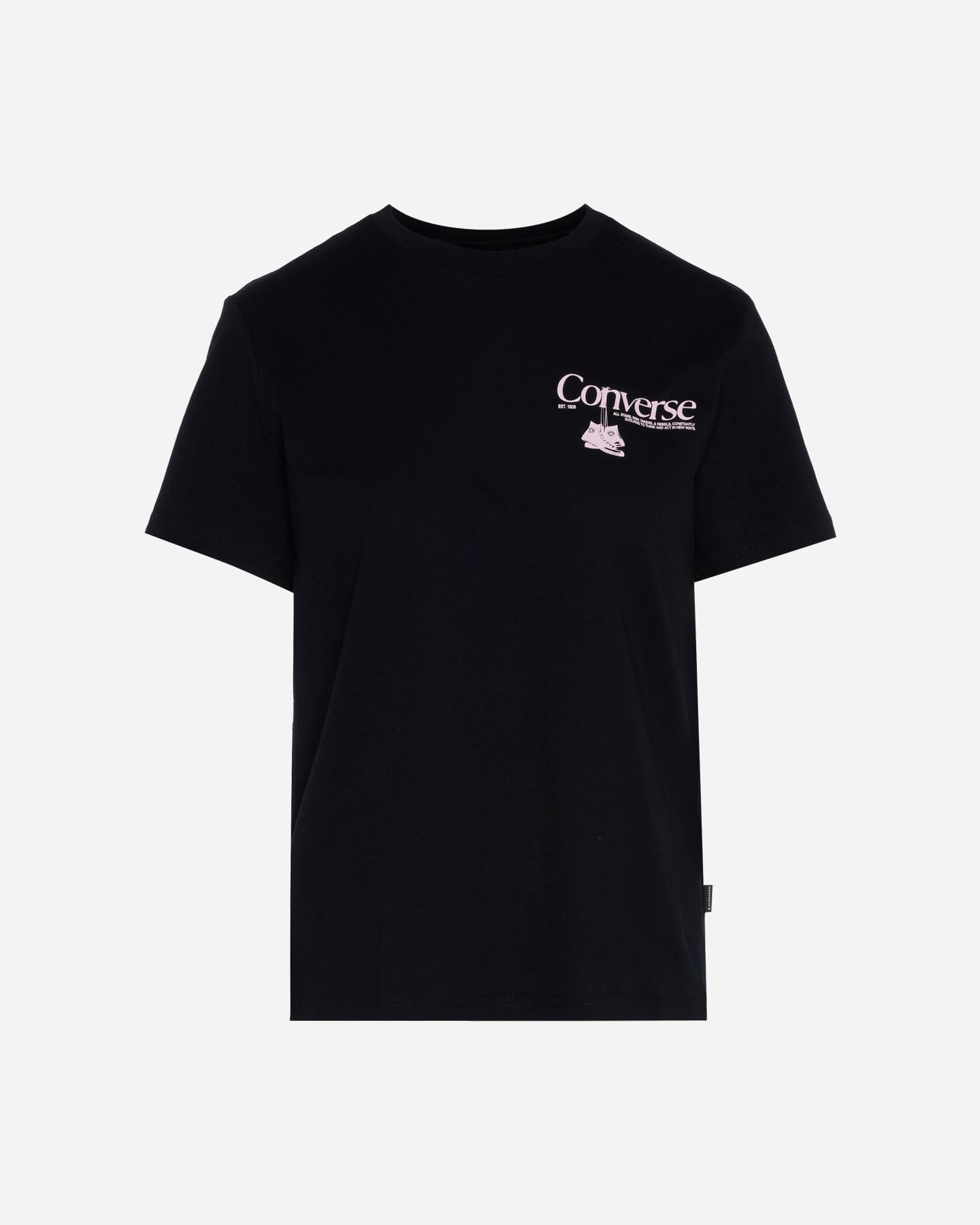 T-shirt CONVERSE LOGO BACK SHOES W - Nero - 0 | Cisalfa Sport