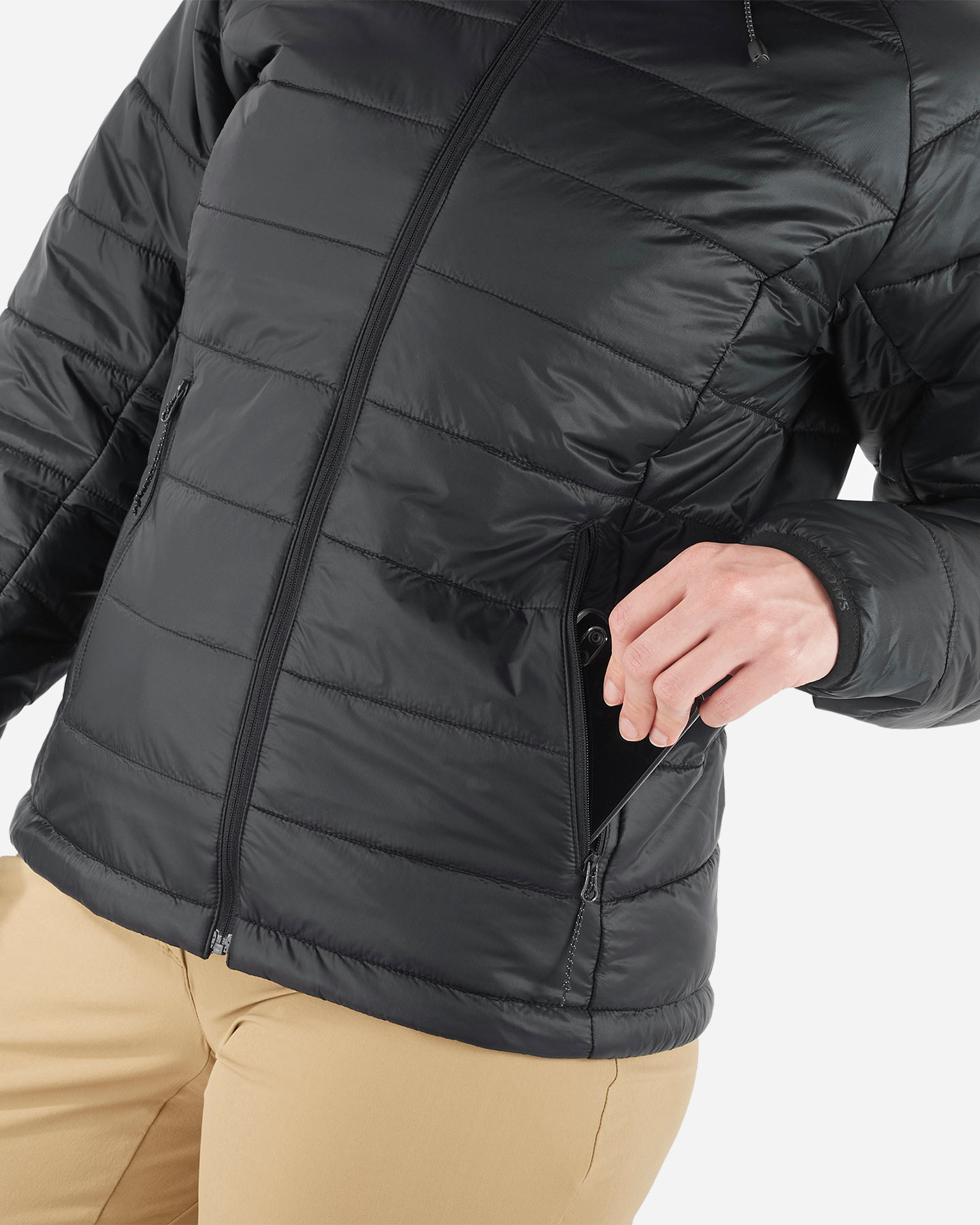 Giacca outdoor SALOMON OUTLINE INSULETED W - Nero - 4 | Cisalfa Sport