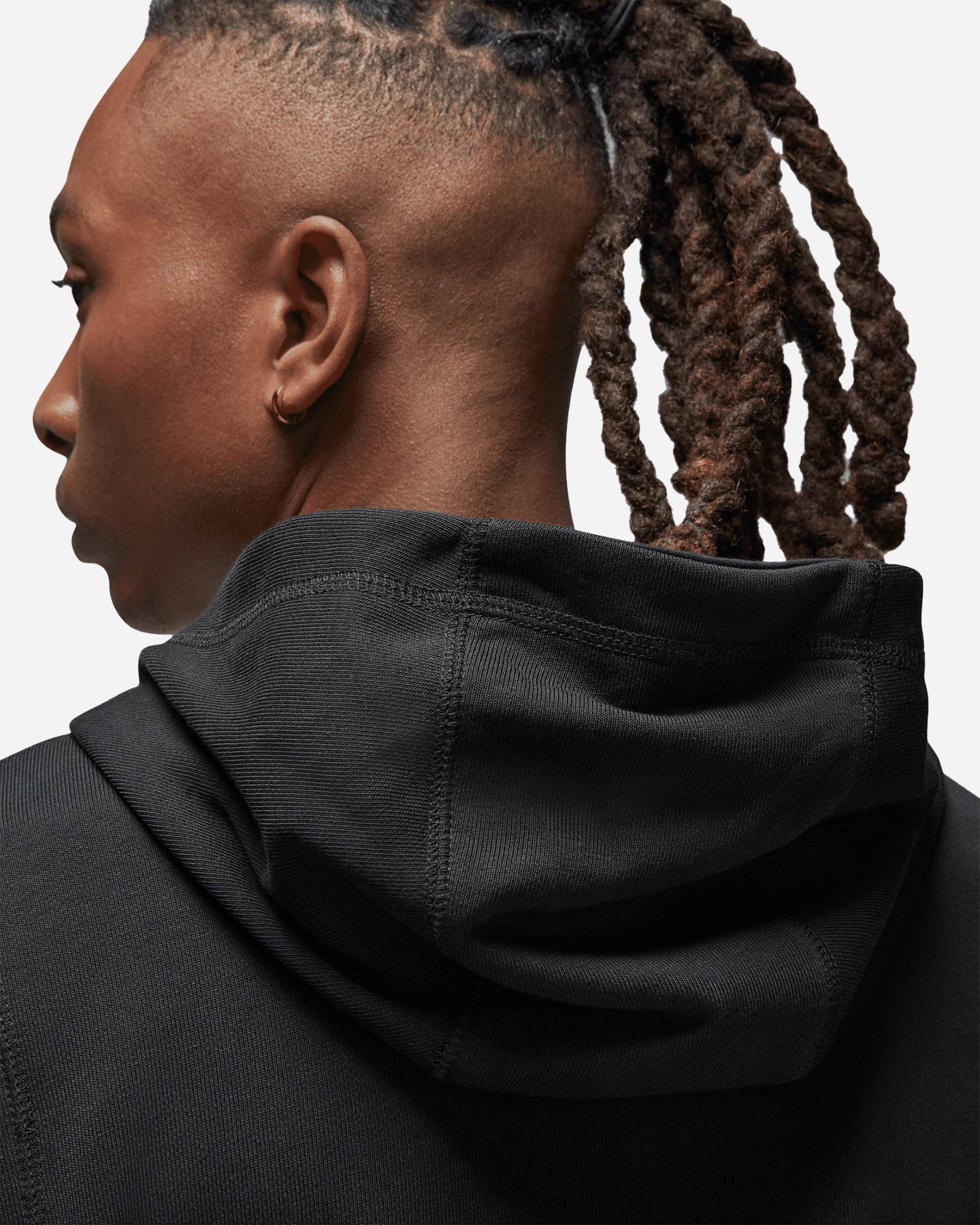 Felpa NIKE FLC JORDAN SLEEVELESS HOODIE M - Nero - 4 | Cisalfa Sport