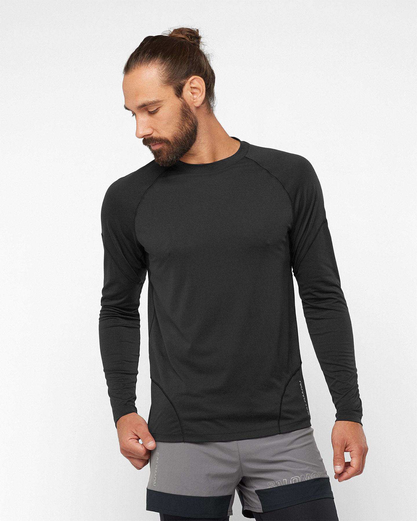 Felpa SALOMON CROSS RUN M - Nero - 1 | Cisalfa Sport