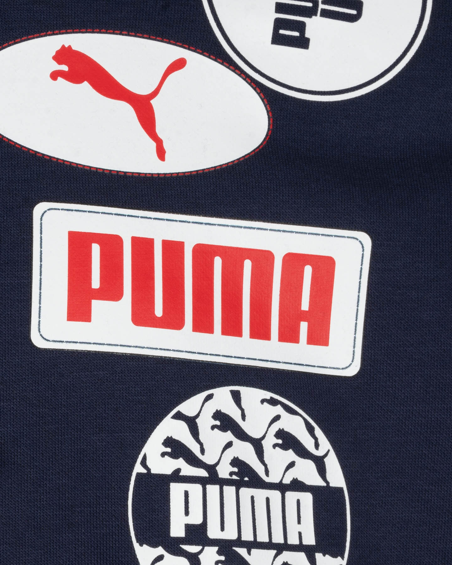 Felpa PUMA GFX LOGO LAB M - Blu Navy - 2 | Cisalfa Sport