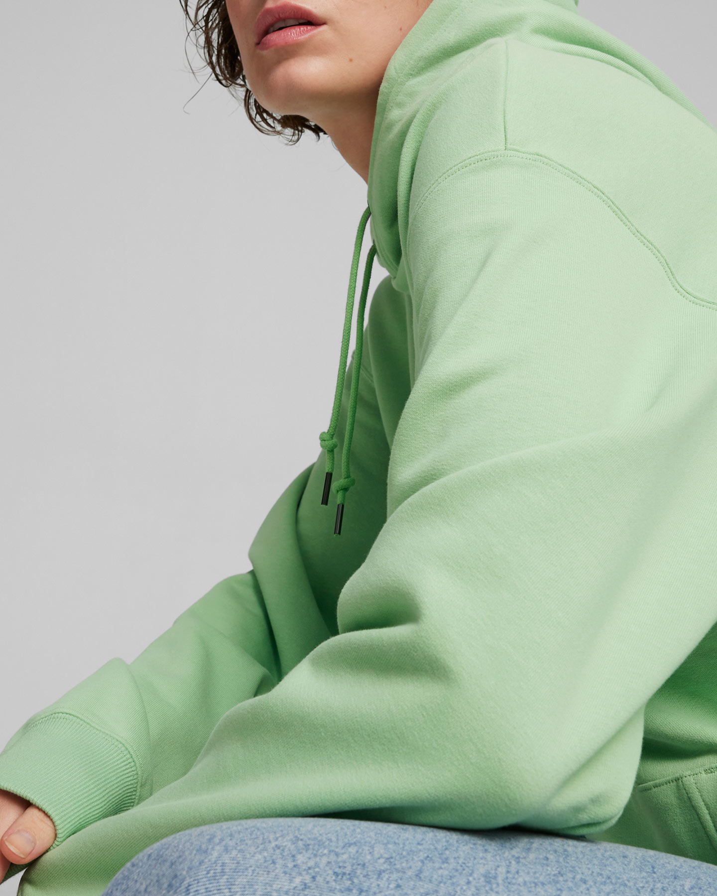 Felpa PUMA DOWNTOWN 180 M - Verde - 3 | Cisalfa Sport