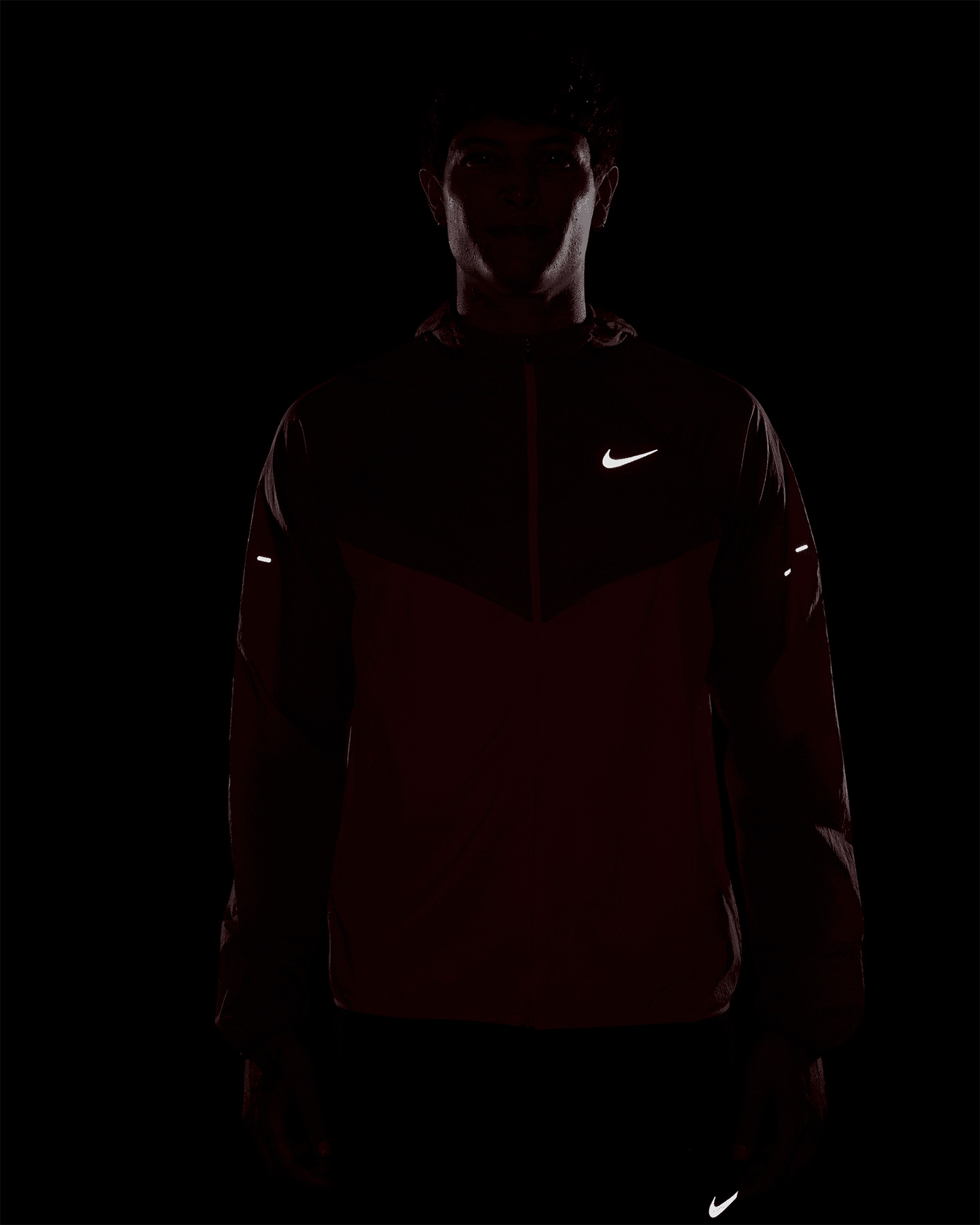 Giacca running NIKE STRIDE M - Rosso - 3 | Cisalfa Sport