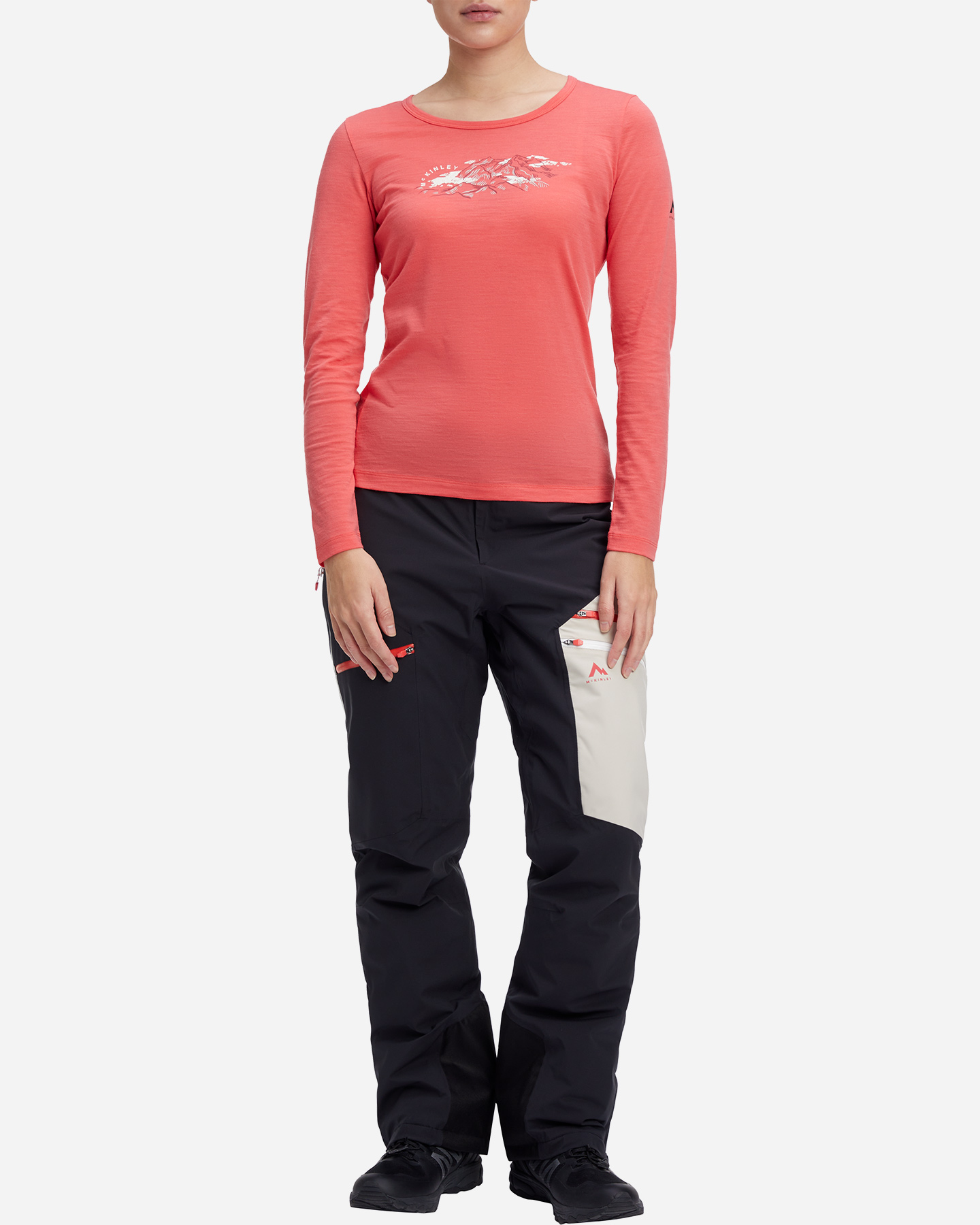 T-shirt MCKINLEY SHANE II W - Rosso - 3 | Cisalfa Sport