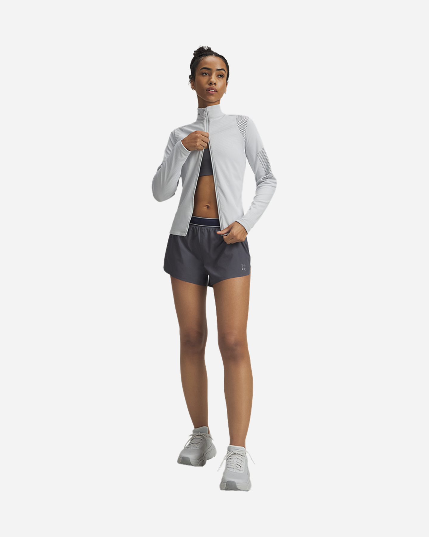 Felpa training UNDER ARMOUR HALO W - Bianco - 4 | Cisalfa Sport