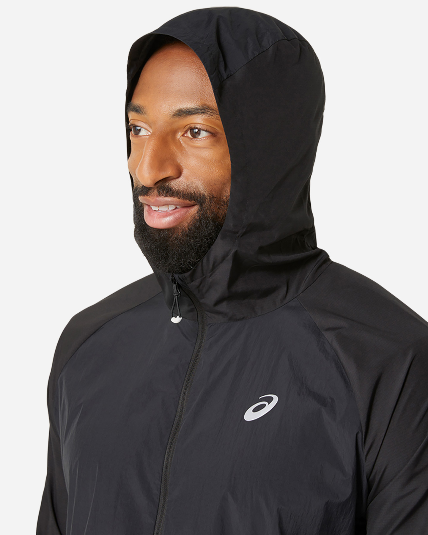 Giacca running ASICS ROAD PACKABLE M - Nero - 4 | Cisalfa Sport