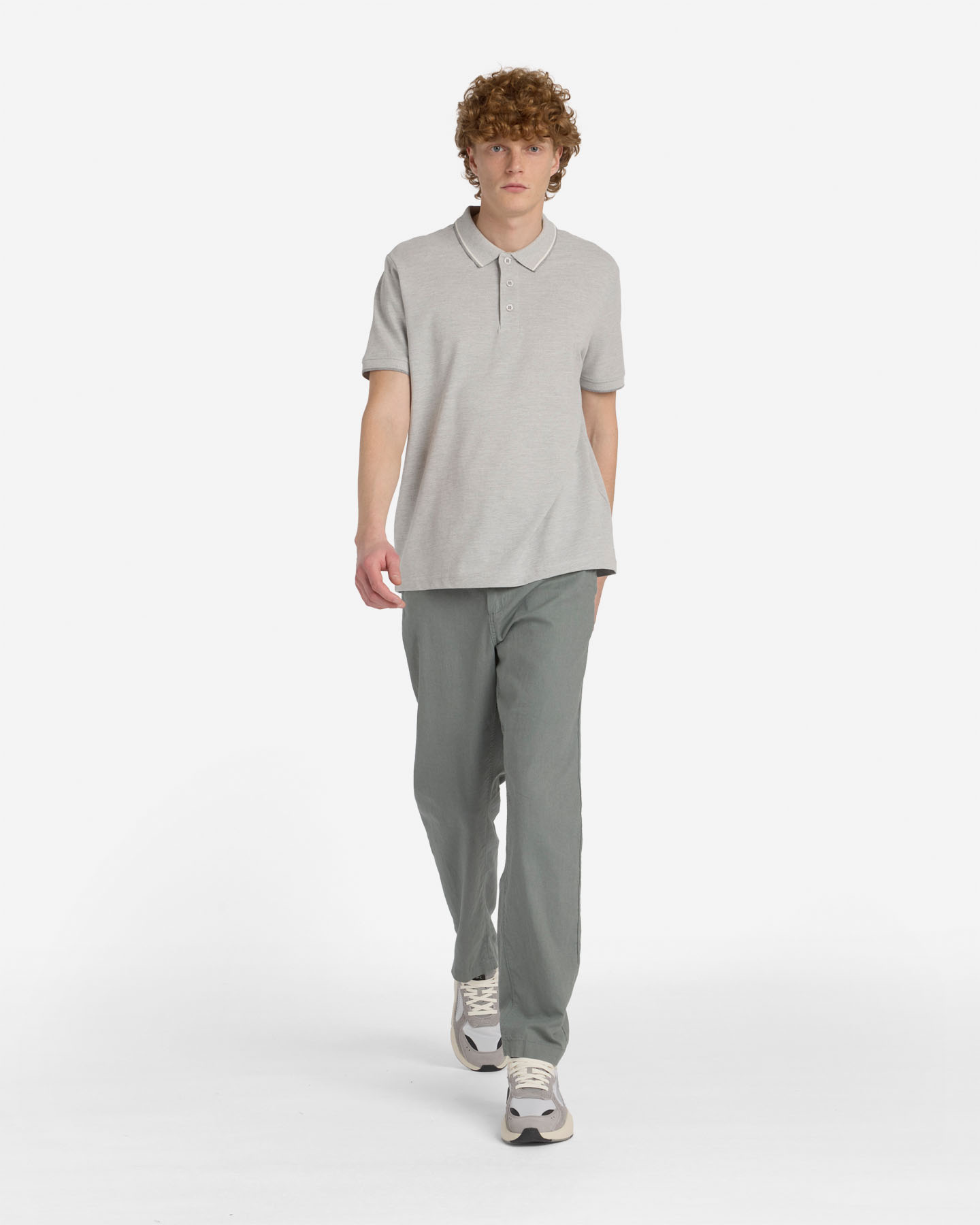 Polo DACK'S ESSENTIAL M - Grigio - 4 | Cisalfa Sport