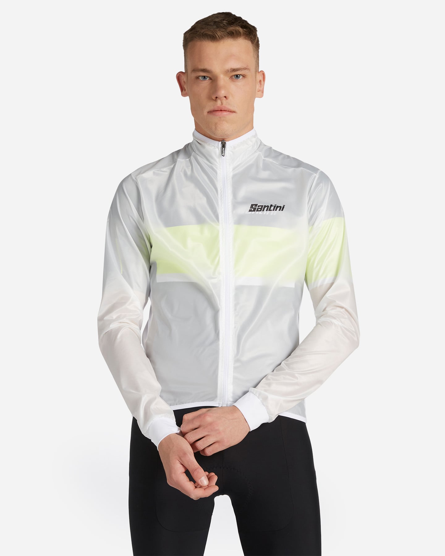 Giacca ciclismo SANTINI ANTI VENTO  - Bianco - 0 | Cisalfa Sport