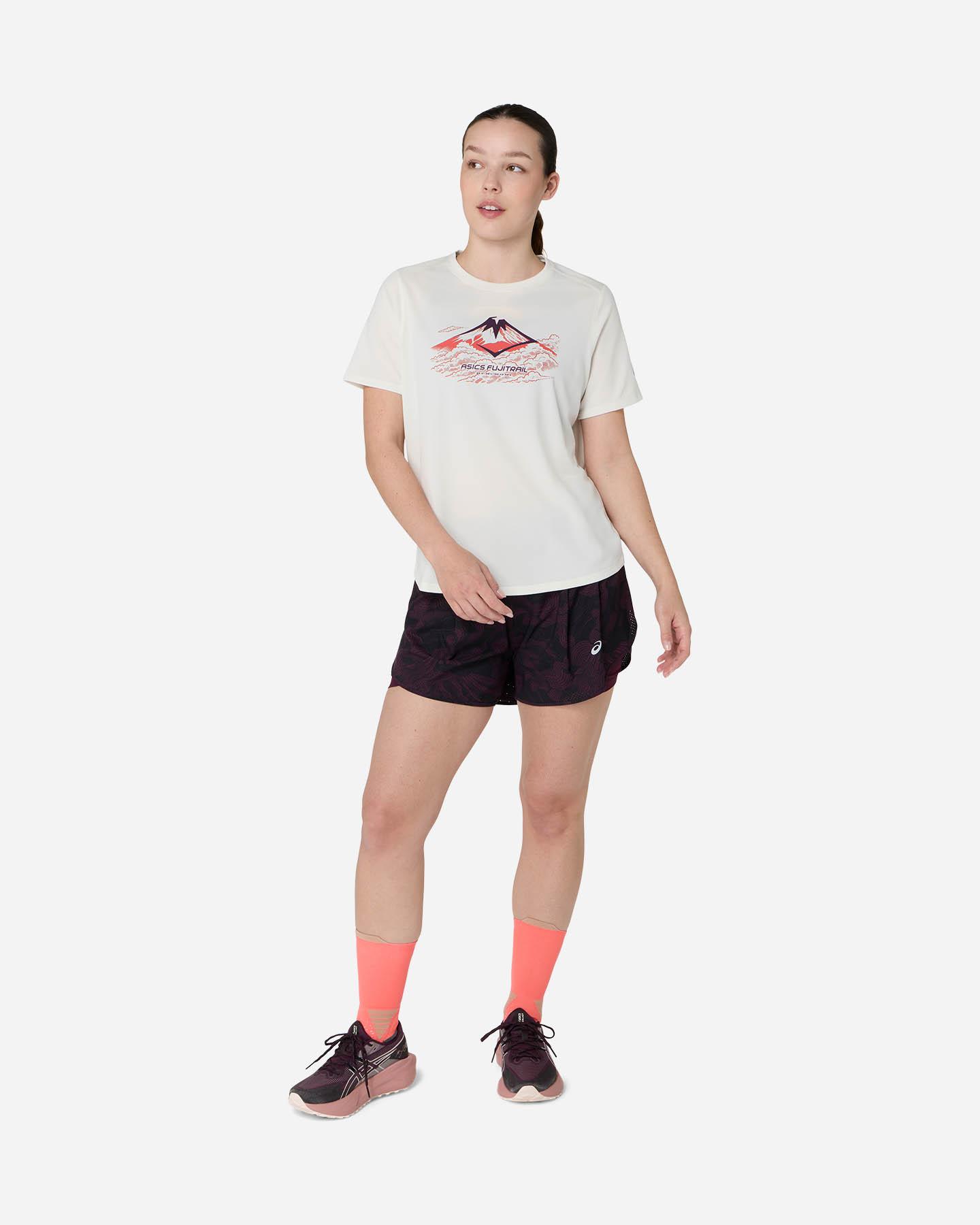 T-shirt running ASICS FUJITRAIL W - Giallo - 3 | Cisalfa Sport