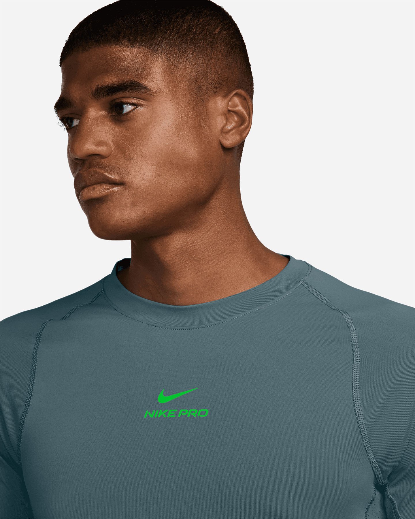 T-shirt training NIKE DRI FIT PRO TR M - Verde - 2 | Cisalfa Sport