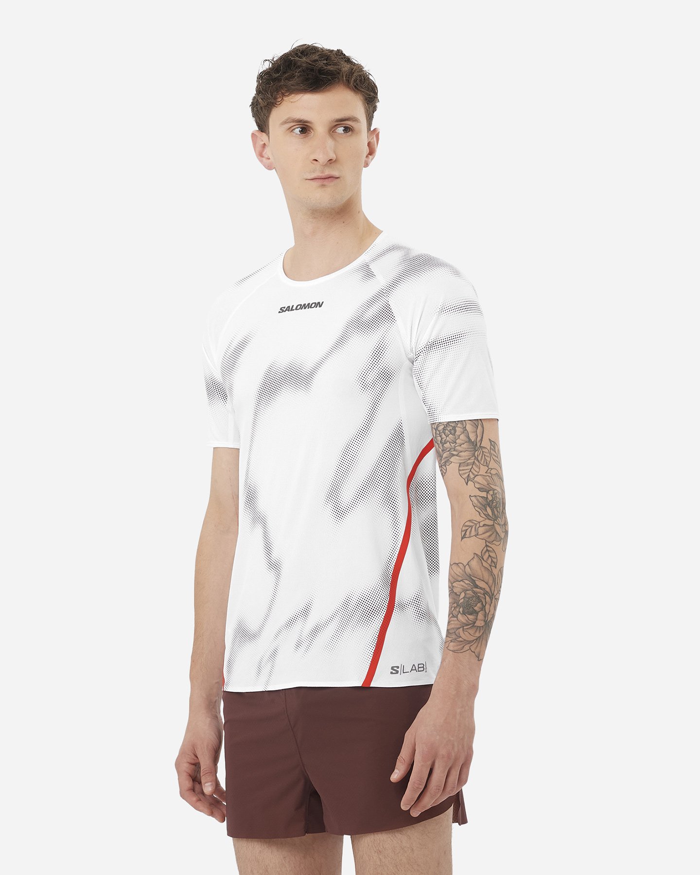 T-shirt running SALOMON S-LAB SPEED M - Bianco - 2 | Cisalfa Sport