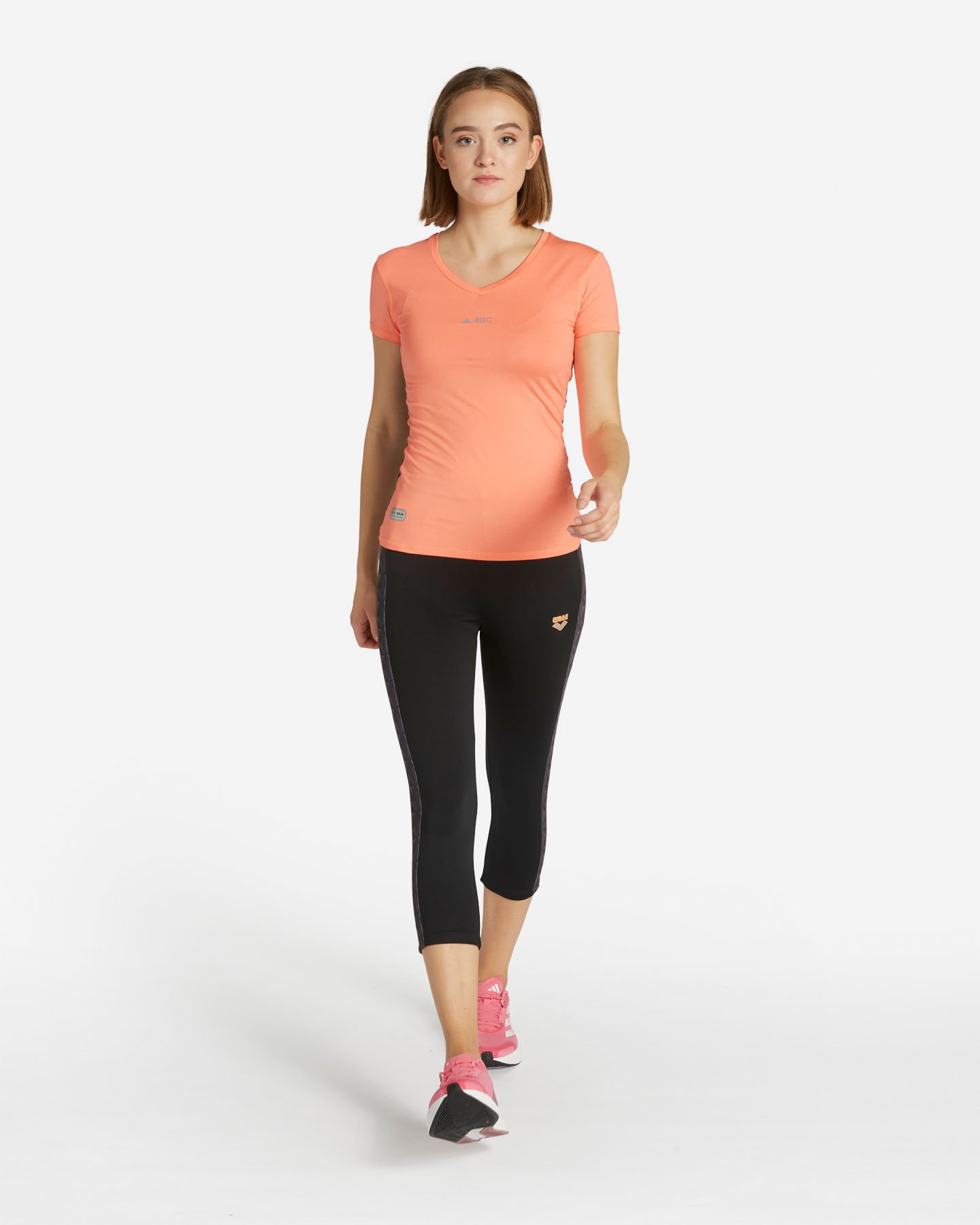 T-shirt running ABC TECH W - Rosa - 3 | Cisalfa Sport