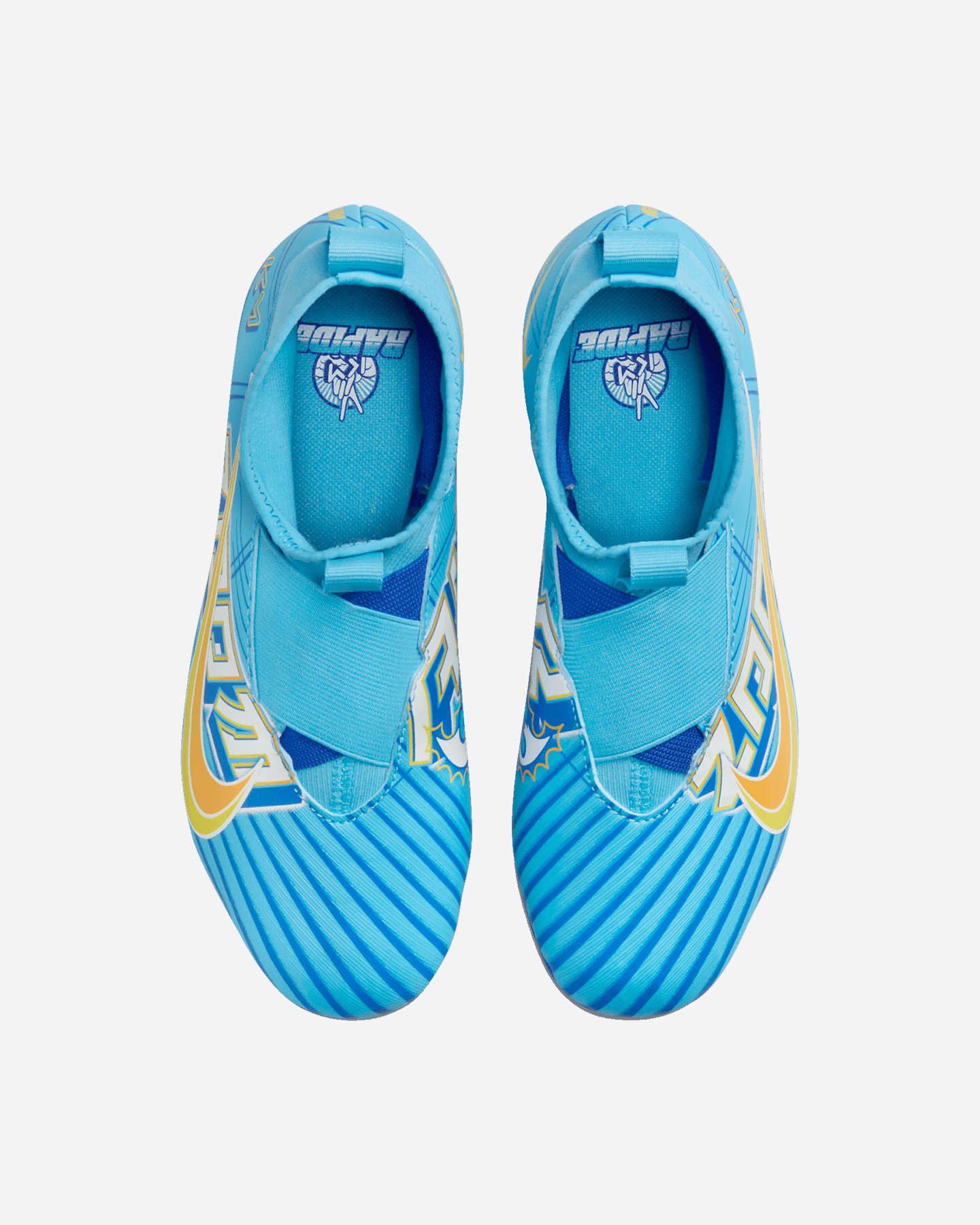 Scarpe calcio NIKE MERCURIAL ZOOM SUPERFLY 9 ACADEMY KM FG JR - Azzurro - 3 | Cisalfa Sport