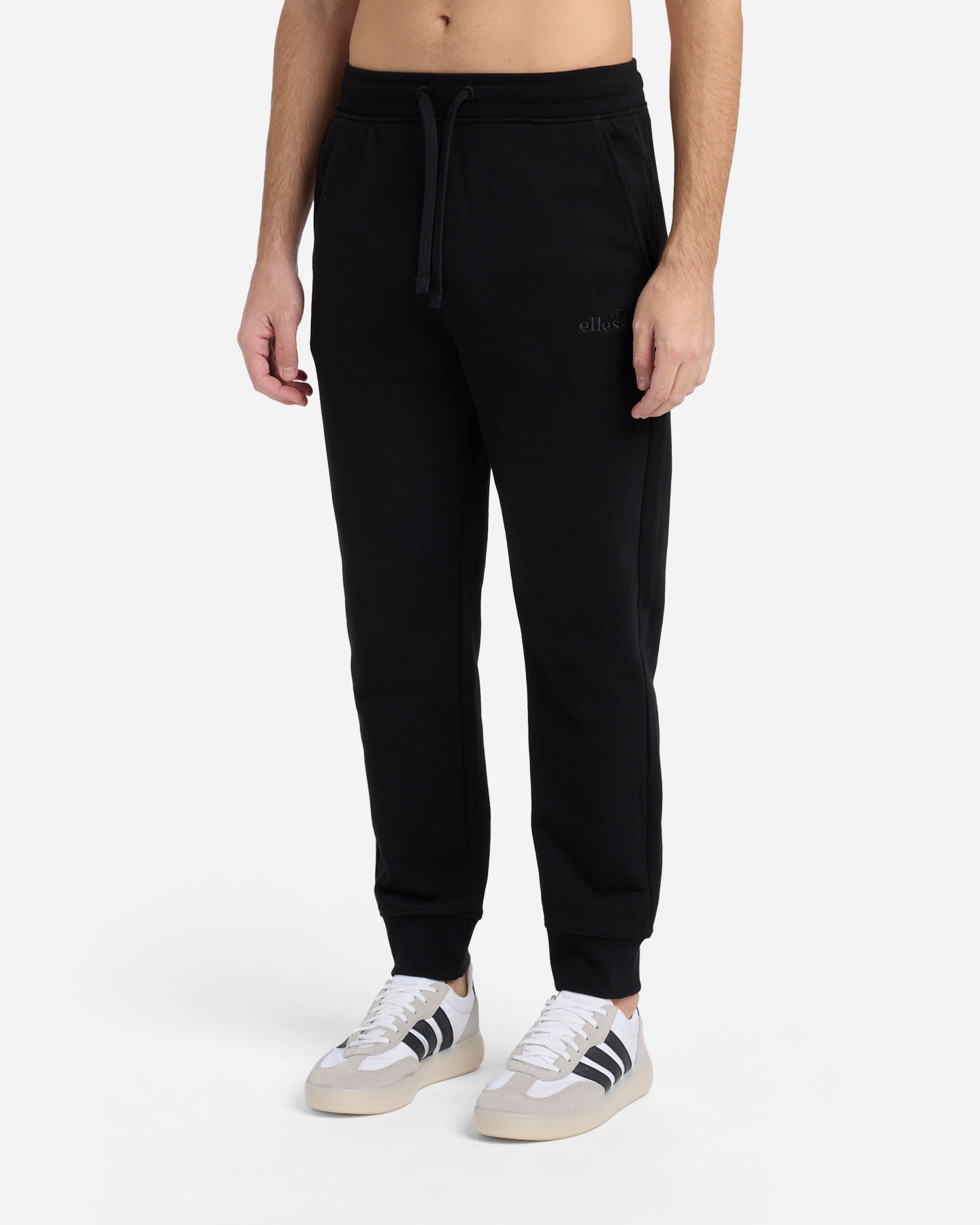 Pantalone ELLESSE TERRY CUFFS M - Nero - 2 | Cisalfa Sport