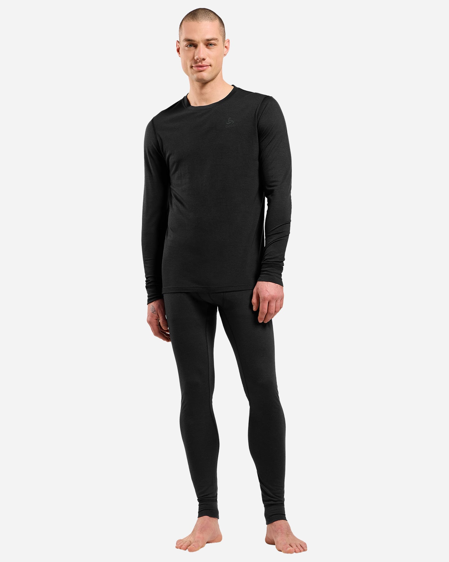 Maglia intimo tecnico ODLO MERINO 200 M - Nero - 3 | Cisalfa Sport