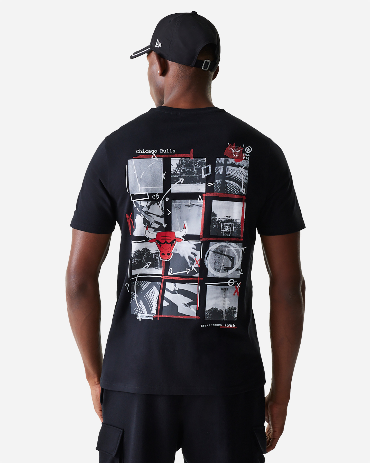 Maglia basket NEW ERA PHOTOGRAPH CHICAGO BULLS M - Nero - 1 | Cisalfa Sport